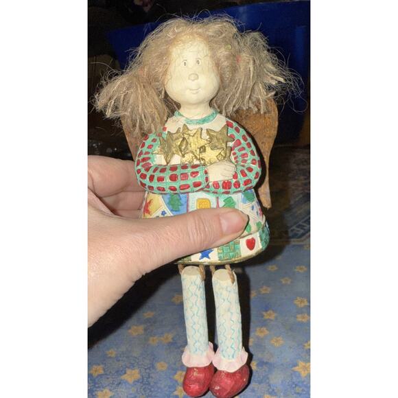 Russ The Christmas Sampler Angel Figurine 13943 - Picture 4 of 5